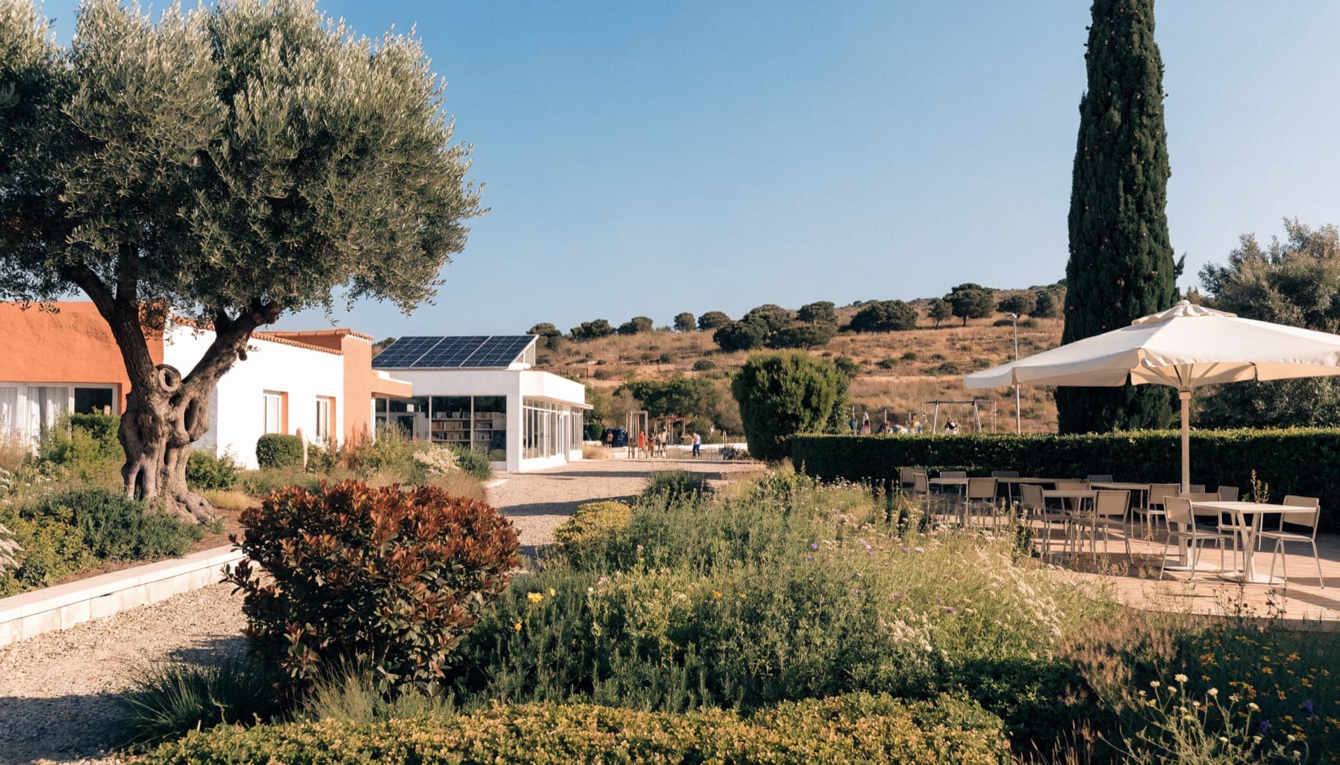 Greenland Family Park outside Limassol with rooftop solar on visitor buildings